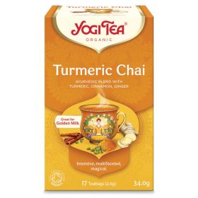 Turmeric Chai Tea Bags - Organic 6x17bags