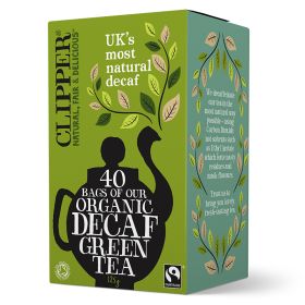 Decaf Green Tea Bags FTM - Organic 6x40