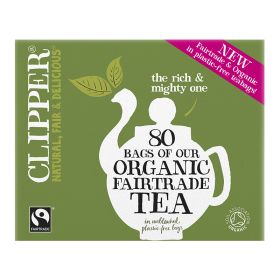 Everyday Fairtrade Tea Bags - Organic 4x80