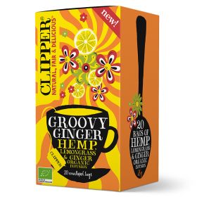 Groovy Ginger Hemp Tea Bags - Organic 4x20