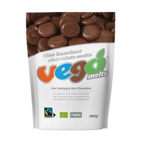 Fine Hazelnut Chocolate Melts - Organic 10x180g
