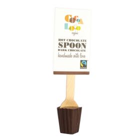 55% Dark Hot Chocolate Spoon - Organic 12x30g