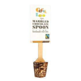 Marbled Hot Chocolate Spoon - Organic 12x30g