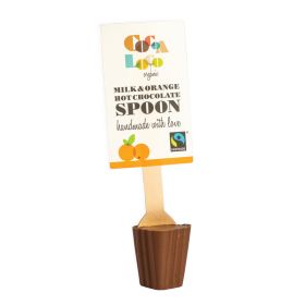 Milk & Orange Hot Chocolate Spoon - Organic 12x30g
