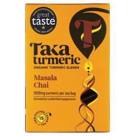 Masala Chai Turmeric Blend Tea Bags - Organic 4x15