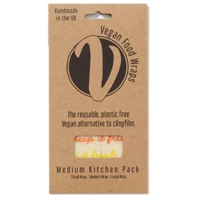 Vegan Wrap - Medium Kitchen Pack (1xS, 1xM, 1xL wraps) 1x1