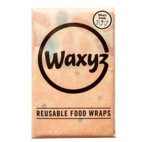 Reusable Vegan Wax Wraps (1xS, 1xM, 1xL) 12x3-pack
