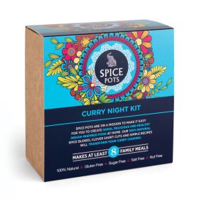 Curry Night Kit - spices and recipe book 1x(4x40g)