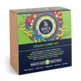 Vegan Curry Kit - spices and recipe book 1x(4x40g)