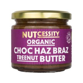 Choc Hazel & Brazil Nut Butter - Organic 6x180g