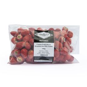 Scottish Whole Strawberries with Husks - Freeze-Dried 10x100