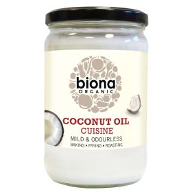 Mild Coconut Oil Cuisine (Odourless) - Organic 6x610ml