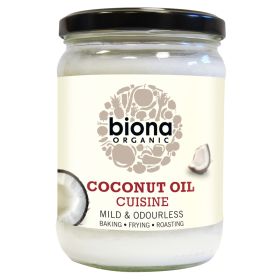 Mild Coconut Oil Cuisine (Odourless) - Organic 6x470ml
