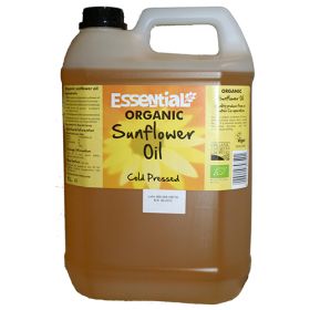 Sunflower Oil - Unrefined - Catering - Organic 1x5lt