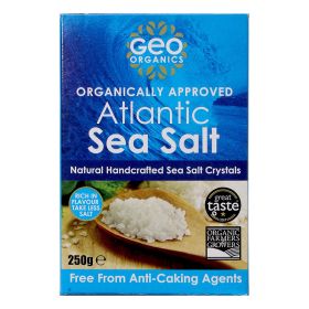 Atlantic Sea Salt Crystals- Organic 6x250g