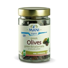 Pitted Kalamata & Green Olives - Organic 6x175g