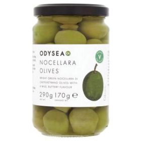 Whole Nocellara Olives in Brine 6x170g