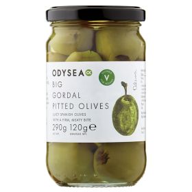 Pitted Green BIG Gordal Olives 6x165g