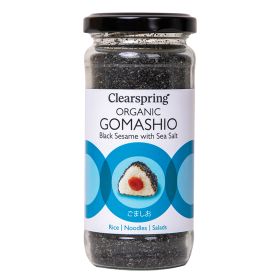 Gomashio Black Sesame with Sea Salt - Organic 6x100g
