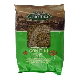 Wholewheat Gomitini (Macaroni) Pasta - Organic 12x500g