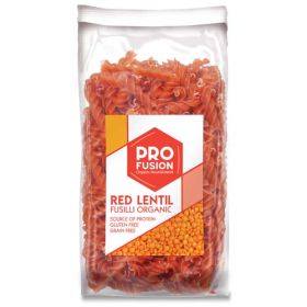 Red Lentil Fusilli - Organic 12x250g