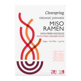Japanese Miso Ramen Noodles Ginger Soup - Organic 5x2x105g
