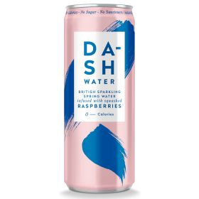 Sparkling Water infused with squashed Raspberries 12x330ml