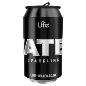 Life Water - sparkling water in can 24x330ml