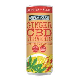 Refresh & Relax: Sparkling Ginger/Turmeric/CBD 12x250ml