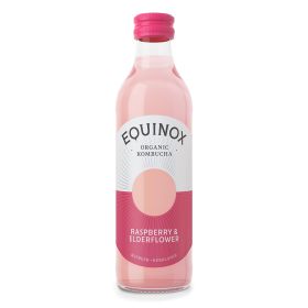 Kombucha Raspberry & Elderflower (Bottle)  - Organic 12x275m