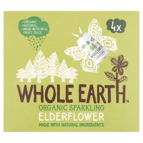 4 pack Sparkling Elderflower - Organic 6x4x330ml
