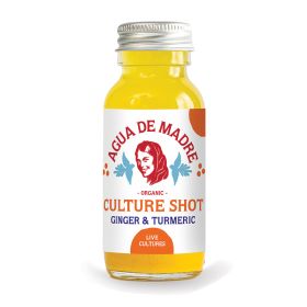 Ginger & Turmeric Shot with live cultures - Organic 12x60ml