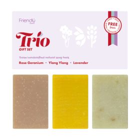 Trio Gift Set - Rose Geranium, Ylang Ylang, Lavender 1x(3x95g)