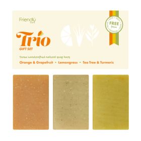 Trio Gift Set -OrangeGrapefruit, Lemongrass, TeaTreeTurmeric 1x(3x95g)