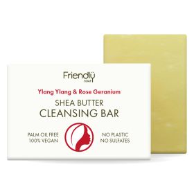 Ylang Ylang & Rose Geranium Shea Butter Cleansing Bar 6x95g