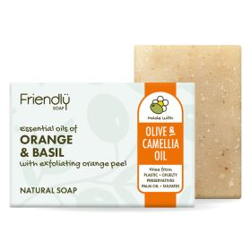 Olive Oil Soap Bar - Orange & Basil 6x95g
