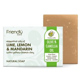 Olive Oil Soap Bar - Lime, Lemon & Mandarin 6x95g