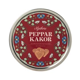 Gingersnaps Hearts In Red Tin 1x400g