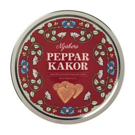 Gingersnaps Hearts In Red Tin 1x400g