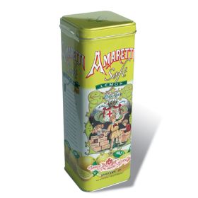 Clearance - Soft Lemon Flavoured Amaretti Tin 1x180g