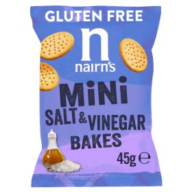 Gluten Free Mini Salt & Vinegar Bakes 12x45g