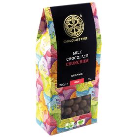 Clearance - Milk Chocolate Crunchies - Organic 1x200g
