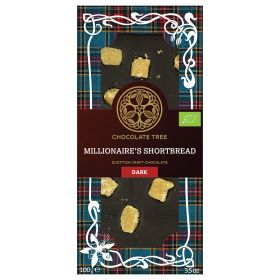 Millionaire's Shortbread Dark Chocolate - Organic 10x100g