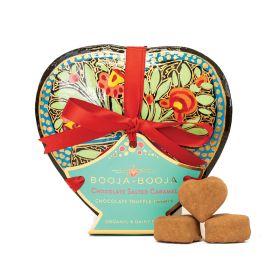 Clearance - Heart Shaped Chocolate Salted Caramel Truffles -