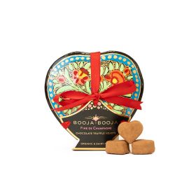 Heart Shaped Chocolate Champagne Truffles - Organic 1x115g