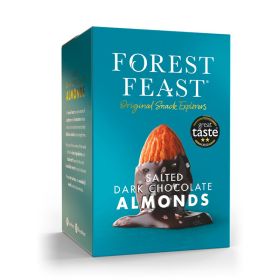 Clearance - Salted Dark Chocolate Almonds Gift Cube 6x140g