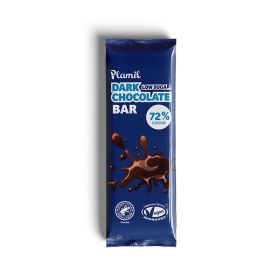 Clearance - Dark Low Sugar Chocolate 72% Cocoa Bar 12x40g