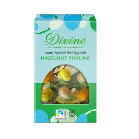 Luxury Speckled Mini Eggs - Hazelnut Praline (Fairtrade) 14x