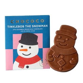Tinklebob Snowman 47% Milk Chocolate Bar 12x45g