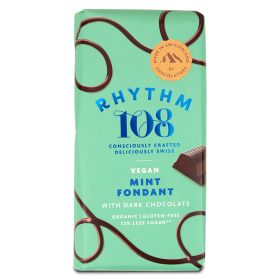 Mint Fondant Bar with Dark Chocolate - Organic 9x100g